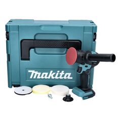Makita DPV 300 ZJ Akku Schleifer Polierer 18 V 50 / 80 mm Brushless + Makpac - ohne Akku, ohne Ladegerät, image 
