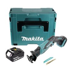 Makita DJR183T1J Akku-Reciprosäge 18V 50mm + 1x Akku 5,0Ah + Koffer - ohne Ladegerät, image 