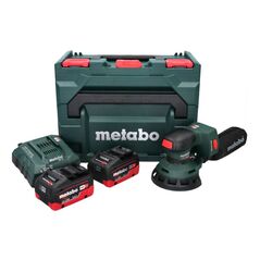 Metabo SXA 18 LTX 125 BL Akku-Exzenterschleifer 18V Brushless 125mm 20000U/min + 2x Akku 5,5Ah + Ladegerät + Koffer, image 