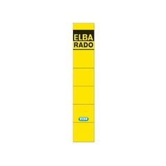 ELBA Ordneretikett 100420942 schmal/kurz sk gelb 10 St./Pack., image 