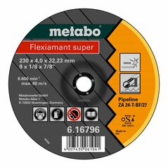Metabo Flexiamant super 180x4,0x22,23 Pipeline, Schruppscheibe, gekröpfte Ausführung, image 