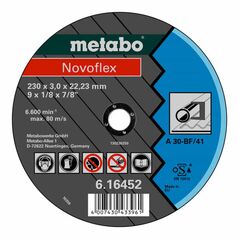 Metabo Novoflex 100x2,5x16,0 Stahl, Trennscheibe, gerade Ausführung, image 