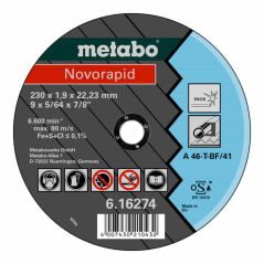 Metabo Novorapid 125x1,0x22,23 Inox, image 
