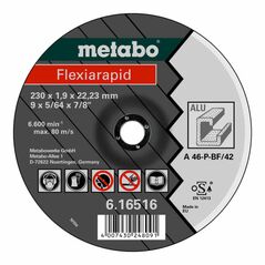 Metabo Flexiarapid Alu Trennscheibe Form 42, image 