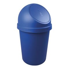 Abfallbehälter H700xØ403mm 45l blau HELIT, image 