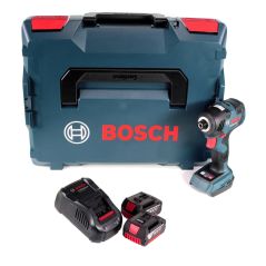 Bosch GDR 18V-160 Akku-Drehschlagschrauber 18V 1/4" 160Nm + 2x Akku 5Ah + Ladegerät + Koffer, image 