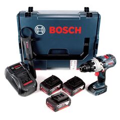Bosch GSB 18V-85 C Akku-Schlagbohrschrauber 18V Brushless 1/2" 85Nm + Tiefenanschlag + 3x Akku 5Ah + Ladegerät + Koffer, image 
