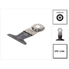 FEIN E-Cut Precision Starlock Sägeblatt 50 x 65 mm 3 Stück ( 63502230220 ) HCS-Stahl, image 