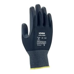 Uvex Schutzhandschuhe uvex unilite 6605, Innenhand und Fingerspitzen mit Nitrilkautschuk (NBR)-Schaum-Beschichtung, image 
