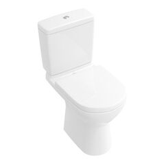 Villeroy & Boch Stand-WC O.NOVO tief, 360 x 670 mm, spülrandlos, DirectFlush weiß, image 