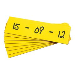 Eichner Magnet Lagerschild 0,85 mm Farbe: gelb 40 x 75 mm, image 
