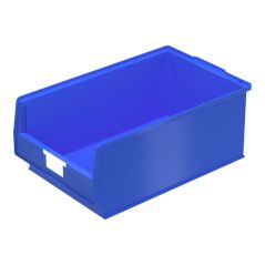 Bito Sichtlagerkasten PK Set inklusive Etikett / PK2 L500xB315xH200 mm, blau, image 
