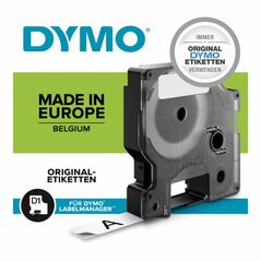 DYMO D1 Etikettenband Bandfarbe gelb Bandbreite 9mm, image 