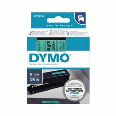 DYMO Schriftbandkassette D1 S0720740 9mmx7m schwarz auf grün, image 