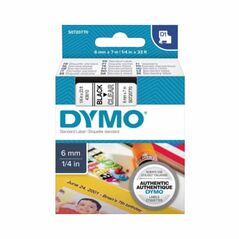DYMO Schriftbandkassette D1 S0720770 6mmx7m sw auf tr, image 