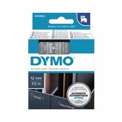 DYMO Schriftbandkassette D1 S0720600 12mmx7m ws auf tr, image 