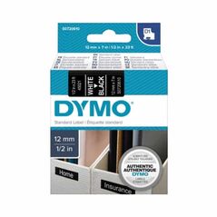 DYMO Schriftbandkassette D1 S0720610 12mmx7m ws auf sw, image 