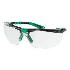 Schutzbrille 5X1030000 EN 166,EN 170 FT KN Bügel dunkelgrau/grün,Scheibe klar, image 