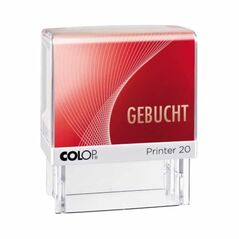 COLOP Textstempel Printer 20 GEBUCHT 100672 38mm Kunststoff rt, image 