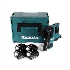Makita DHR280G4J Akku-Bohrhammer 36V Brushless 2,8J SDS-Plus + Tiefenanschlag + 4x Akku 6Ah + Koffer - ohne Ladegerät, image 