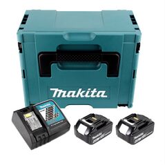 Makita Power Source Kit Li 18V mit 2x BL1860B Akku 6,0Ah + DC18RC Ladegerät ( 199480-6 ) + Makpac, image 