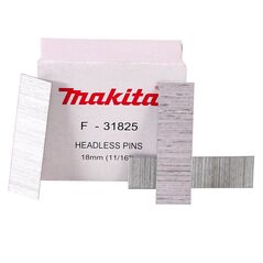 Makita Stifte Pins 18 x 0,6 mm 10000 Stück ( F-31825 ) für Akku Pintacker DPT351 / DPT353, image 