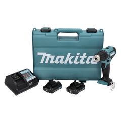Makita DF333DWAE Akku-Bohrschrauber 12V 30Nm + 2x Akku 2Ah + Ladegerät + Koffer, image 