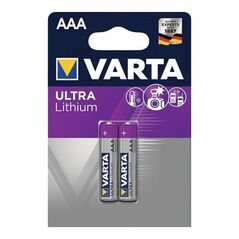 Varta Batterie Prof.Lithium 1,5 V AAA Micro 1100 mAh FR10G445 6103 2 St./Bl., image 