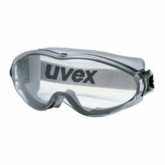 Uvex Vollsichtbrille ultrasonic, UV400 farblos supravision excellence schw/grau, image 