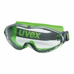 Uvex Vollsichtbrille ultrasonic, UV400 farblos supravision extreme grau/lime, image 