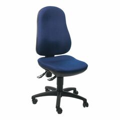 Topstar Bürodrehstuhl royalblau Lehnen-H.580mm Sitz-H.420-550mm ohne Armlehnen, image 