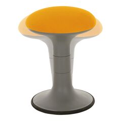 STIER Polsterhocker orange mit Schwingeffekt Sitzhöhe 470 mm, image 