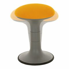 STIER Polsterhocker orange mit Schwingeffekt Sitzhöhe 550 mm, image 
