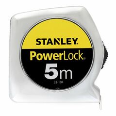Taschenrollbandmaß L.5m B.19mm Powerlock STANLEY Genauigk.II, image 