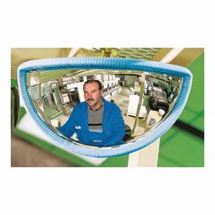 SPL Gabelstaplerspiegel f.vorne B288xT68xH151mm ca.180 Grad Blickwinkel m.Halterung, image 