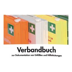 Söhngen Verbandbuch DIN A5 Dok. v. Betriebsunfällen Aufbewahrungspflicht 5 Jahre, image 