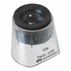 Schweizer Standlupe Tech-Line Vergr. 10x Fix Linsen-D.30mm, image 