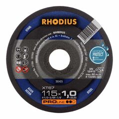 RHODIUS PROline XT67 Extradünne Trennscheibe 115 x 1,0 x 22,23 mm, image 