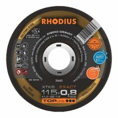 RHODIUS BRAINTOOLS XTK8 EXACT Extradünne Trennscheibe 115 x 0,8 x 22,23 mm, image 
