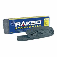 Stahlwolle ext.fein 000 200g RAKSO, image 