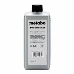 Metabo Spezialöl 0,5 Liter für Druckluftwerkzeuge, image 