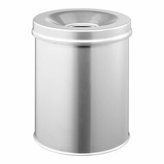 Durable Papierkorb safe rund Silber 15l, image 