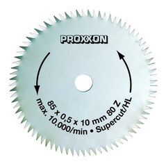 Proxxon Kreissägeblatt Super-Cut, 85 mm, 80 Zähne, image 