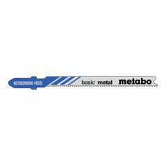 Metabo 5 Stichsägeblätter "basic metal" 66/ 1,1-1,5 mm, progressiv, HSS, mit Eintauchspitze, image 