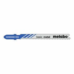 Metabo 5 Stichsägeblätter "basic metal" 66/ 1,9-2,3 mm, progressiv, HSS, mit Eintauchspitze, image 