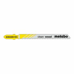 Metabo 100 Stichsägeblätter "clean wood" 74/ 2,5 mm, HCS, image 