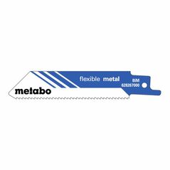 Metabo Säbelsägeblätter, Metall, Serie ''flexible'' 100 mm, image 