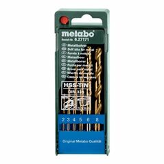 Metabo HSS-TiN-Bohrerkassette, 6-teilig, image 