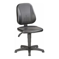 bimos Arbeitsdrehstuhl Unitec mit Gleiter und Kunstleder schwarz Sitzhöhe 440-620 mm, image 
