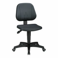 bimos Arbeitsdrehstuhl Unitec mit Rollen und PU-Schaum schwarz Sitzhöhe 440-620 mm, image 
